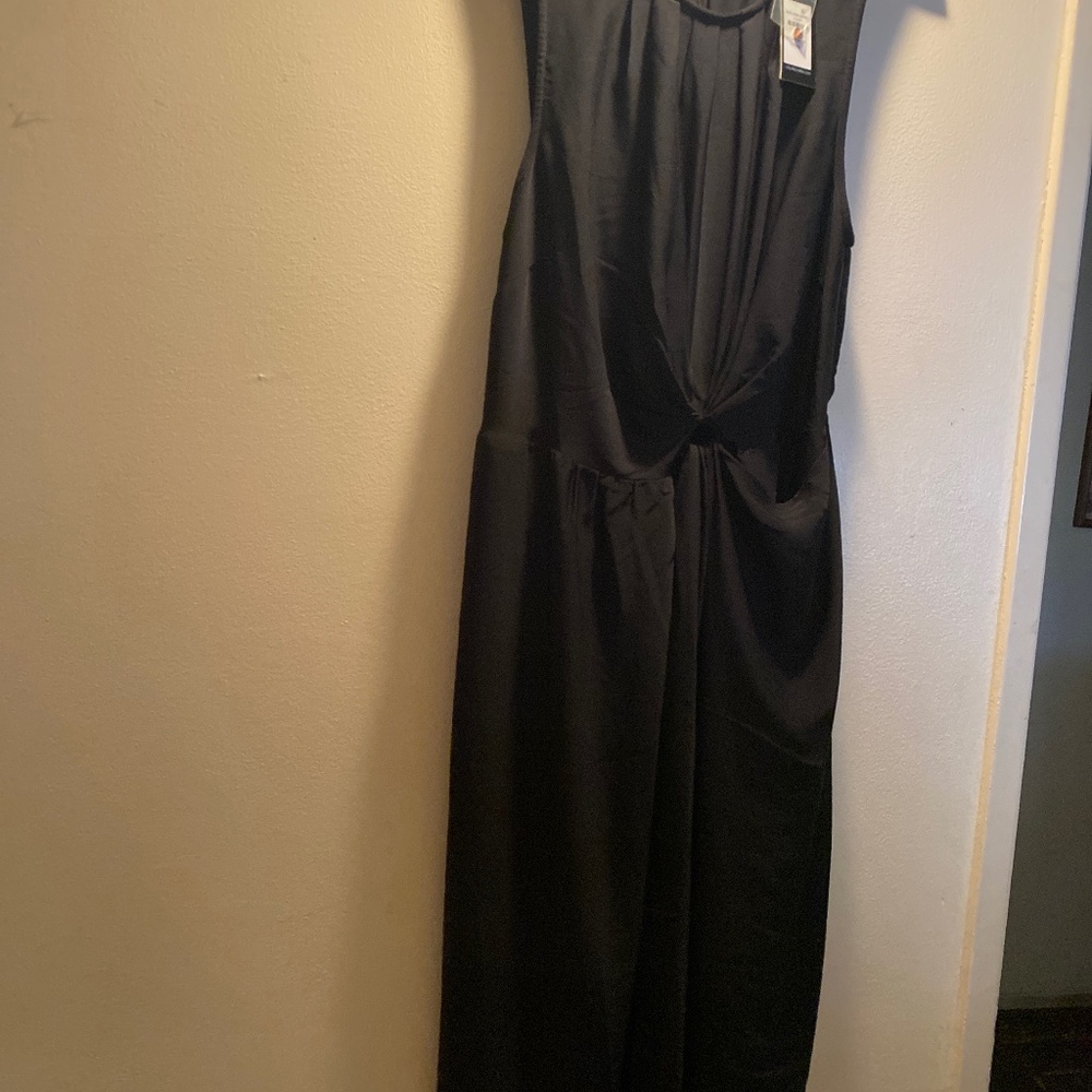 Black maxi dress